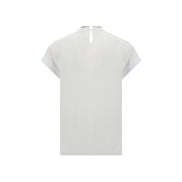 Brunello Cucinelli White Elastane T-Shirt