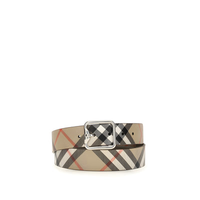 Burberry Beige Leather Regular Belt