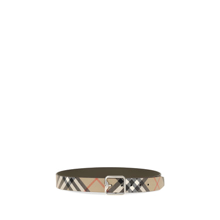 Burberry Beige Leather Regular Belt