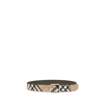 Burberry Beige Leather Regular Belt