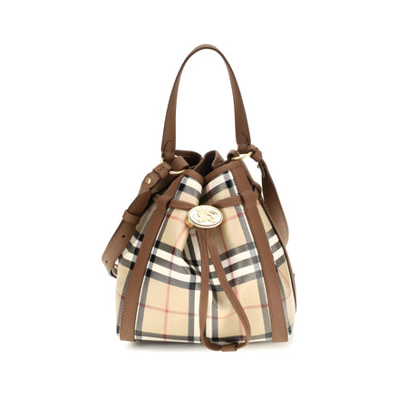 Burberry Beige Calf Leather Bucket Bag