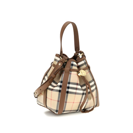 Burberry Beige Calf Leather Bucket Bag
