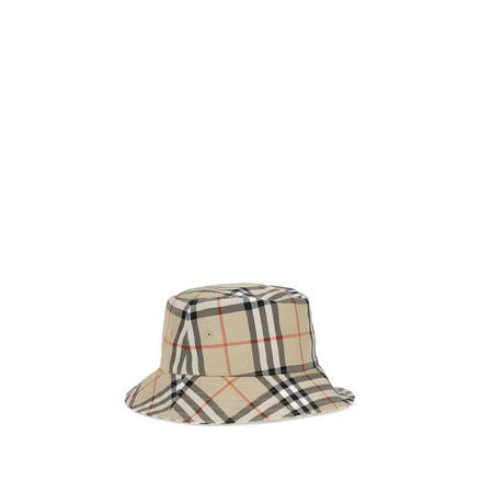 Burberry Beige Cotton Bucket Hat