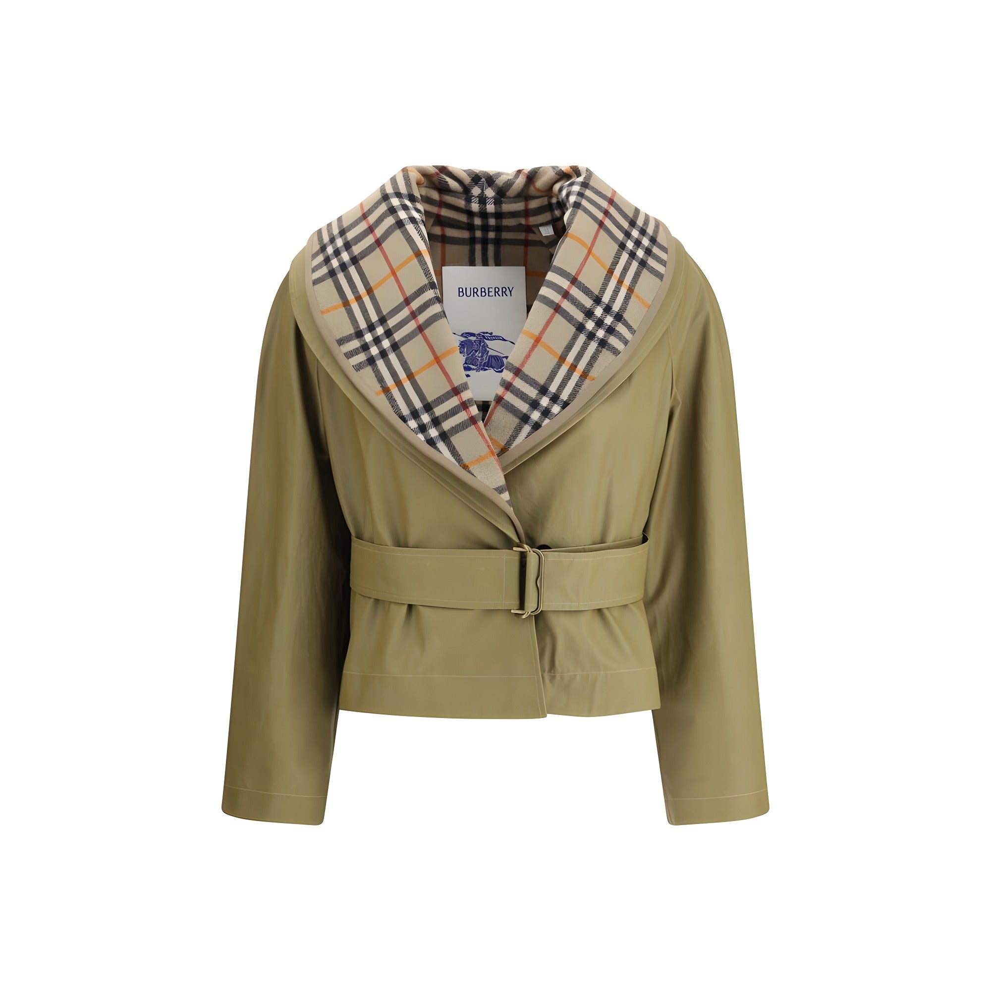 Burberry Beige Cotton Full-Length Jacket