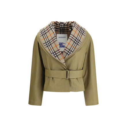 Burberry Beige Cotton Full-Length Jacket