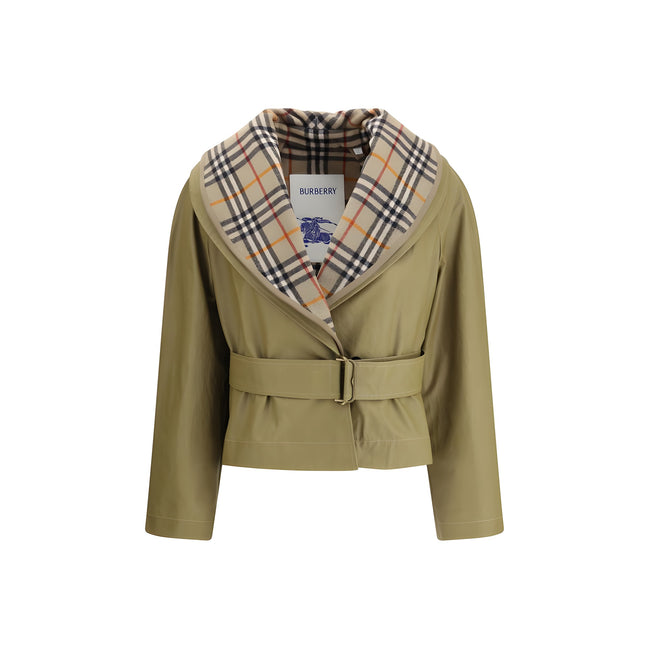 Burberry Beige Cotton Full-Length Jacket