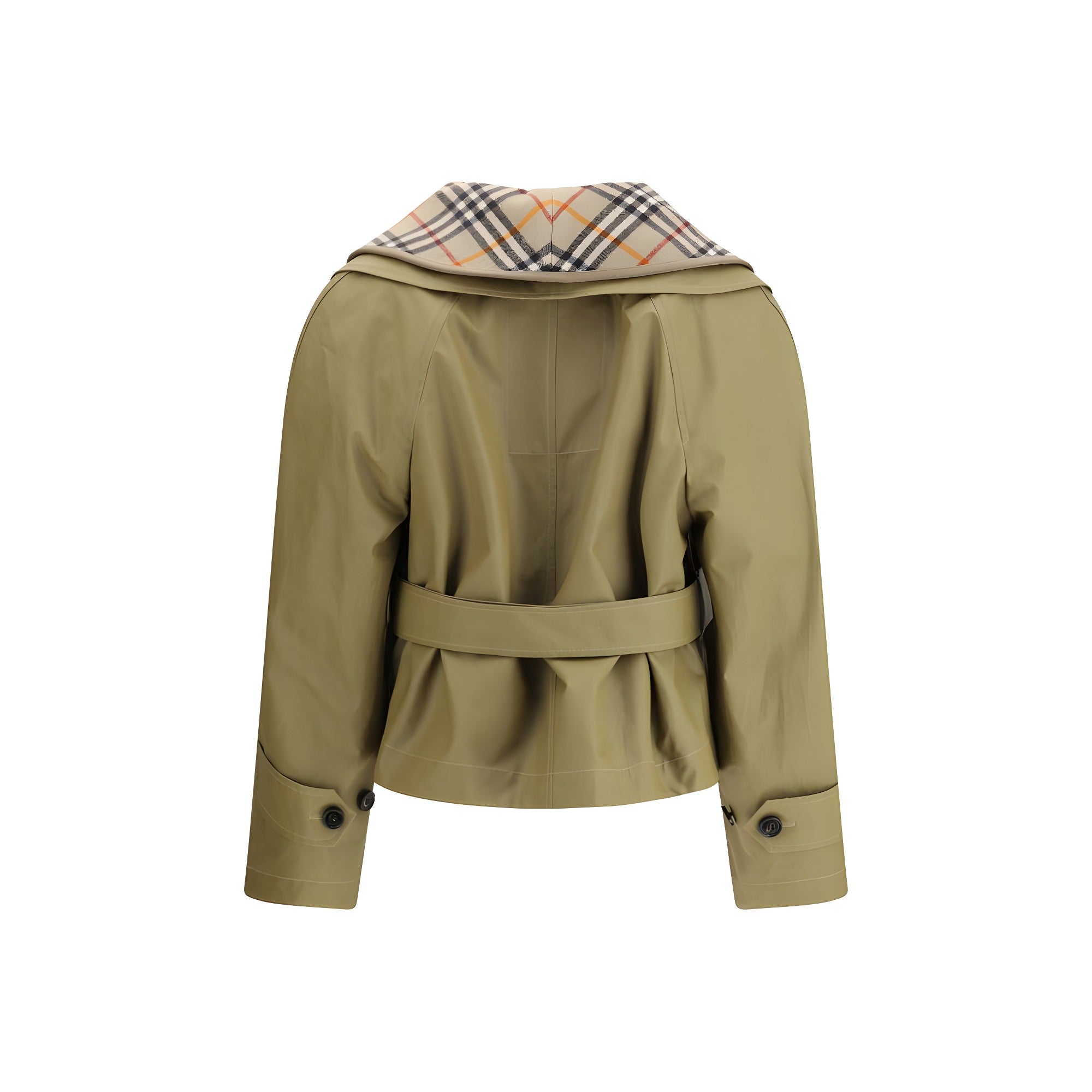 Burberry Beige Cotton Full-Length Jacket