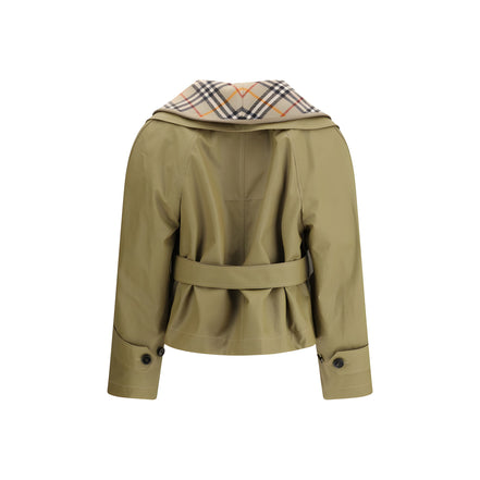 Burberry Beige Cotton Full-Length Jacket