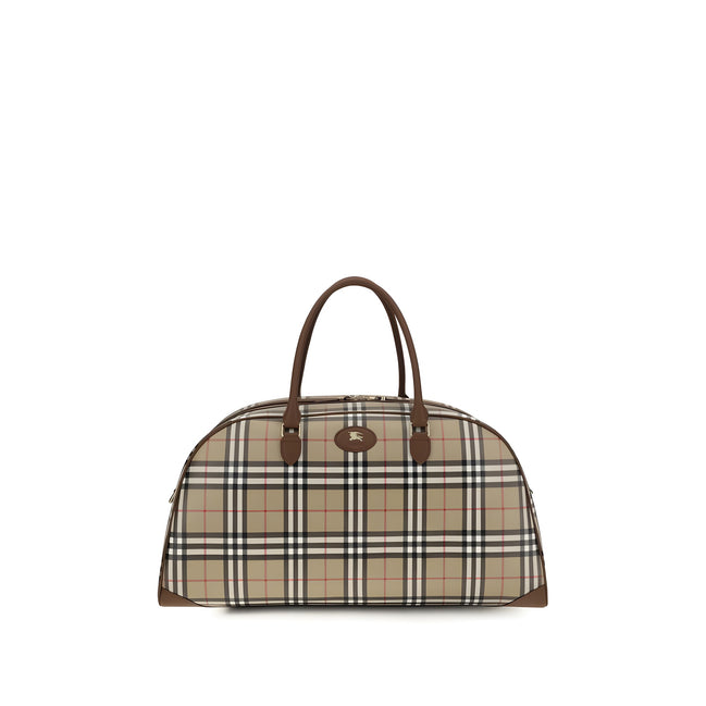 Burberry Beige Cotton Shoulder Bag
