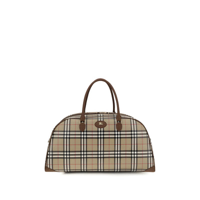 Burberry Beige Cotton Shoulder Bag