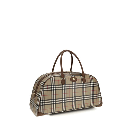 Burberry Beige Cotton Shoulder Bag