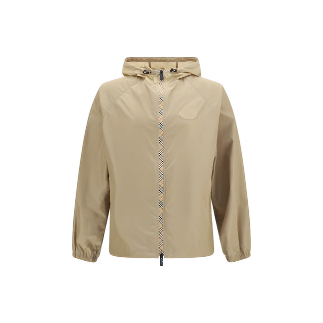 Burberry Beige Nylon Shell Jacket
