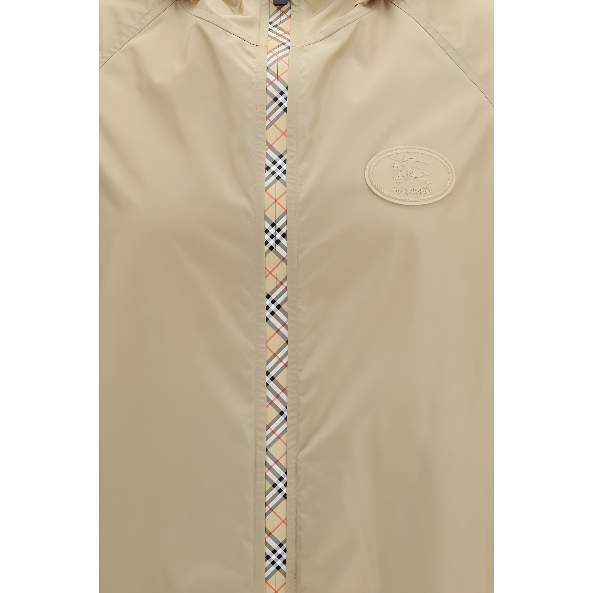 Burberry Beige Nylon Shell Jacket