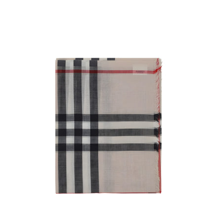 Burberry Beige Silk Blend Scarf