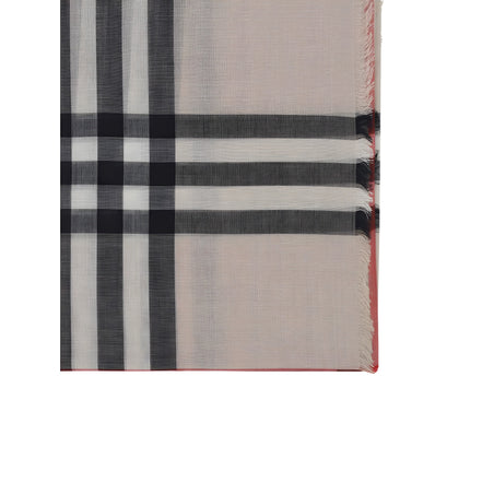 Burberry Beige Silk Blend Scarf