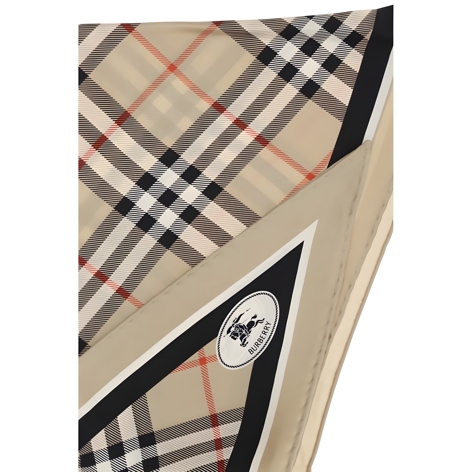Burberry Beige Silk Scarf