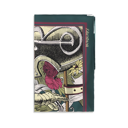 Burberry Bicolor Silk Scarf
