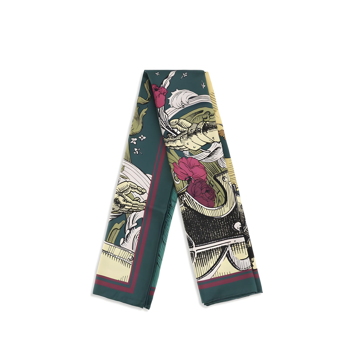 Burberry Bicolor Silk Scarf