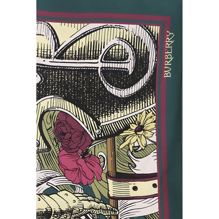 Burberry Bicolor Silk Scarf