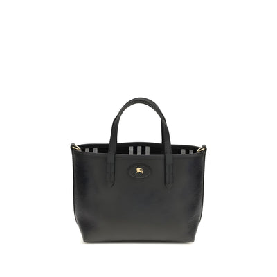 Burberry Black Calf Leather Shoulder Bag