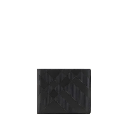 Burberry Black Calf Leather Wallet