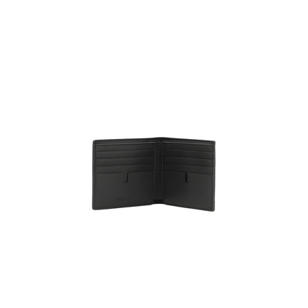 Burberry Black Calf Leather Wallet