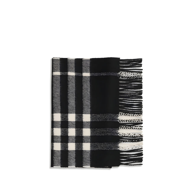 Burberry Black Cashmere Scarf