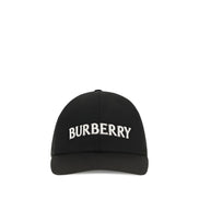Burberry Black Cotton Cap (Baseball Hat)