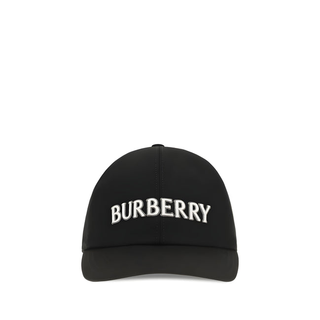 Burberry Black Cotton Cap (Baseball Hat)