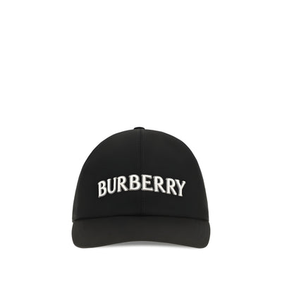 Burberry Black Cotton Cap (Baseball Hat)