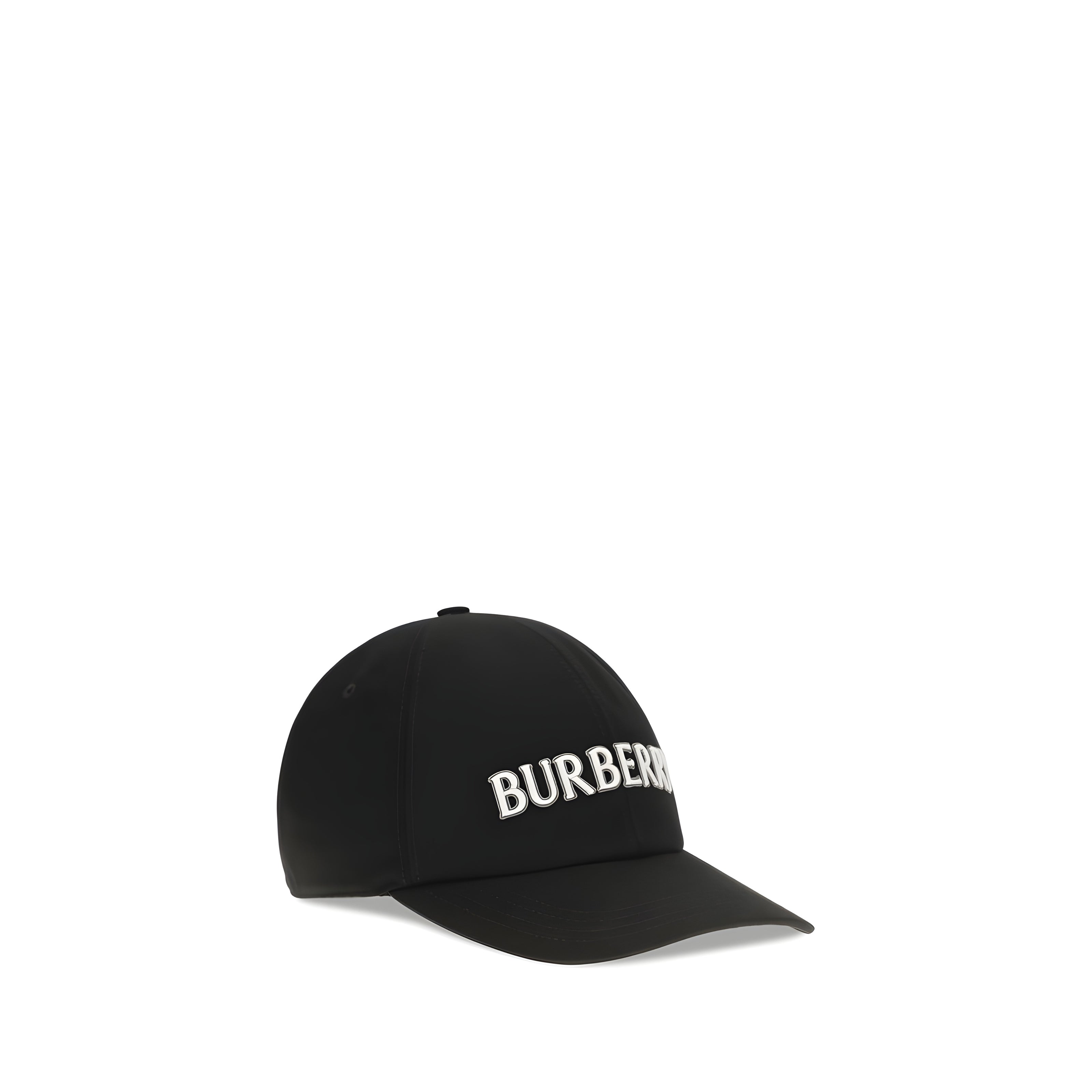 Burberry Black Cotton Cap (Baseball Hat)