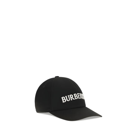 Burberry Black Cotton Cap (Baseball Hat)
