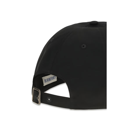 Burberry Black Cotton Cap (Baseball Hat)