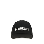 Burberry Black Cotton Cap (Baseball Hat)