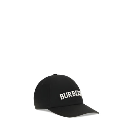 Burberry Black Cotton Cap (Baseball Hat)