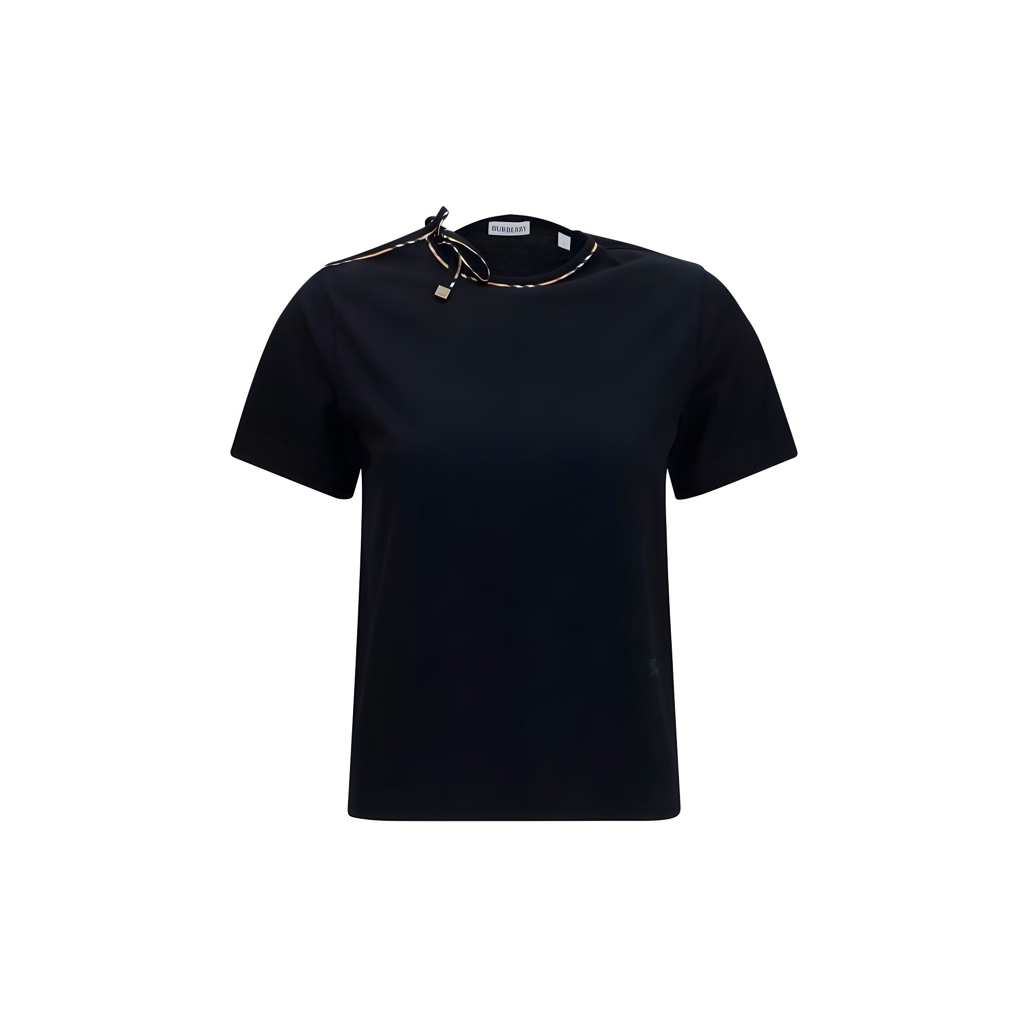 Burberry Black Cotton T-Shirt