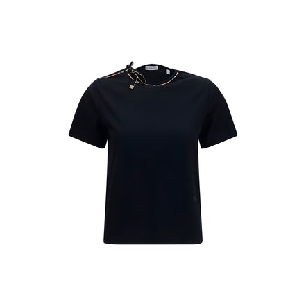 Burberry Black Cotton T-Shirt