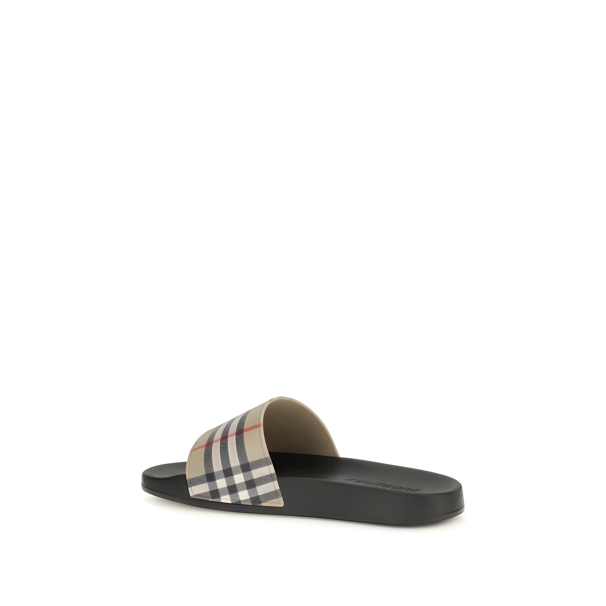 Burberry Black Rubber Slides