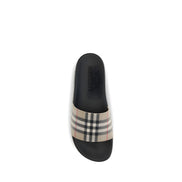 Burberry Black Rubber Slides