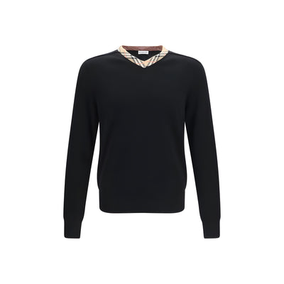 Burberry Black Wool Sweatshirt