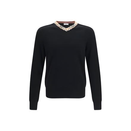 Burberry Black Wool Sweatshirt