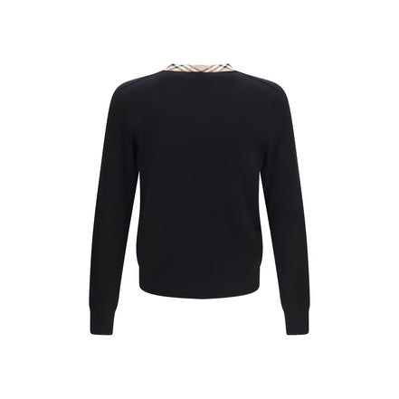 Burberry Black Wool Sweatshirt