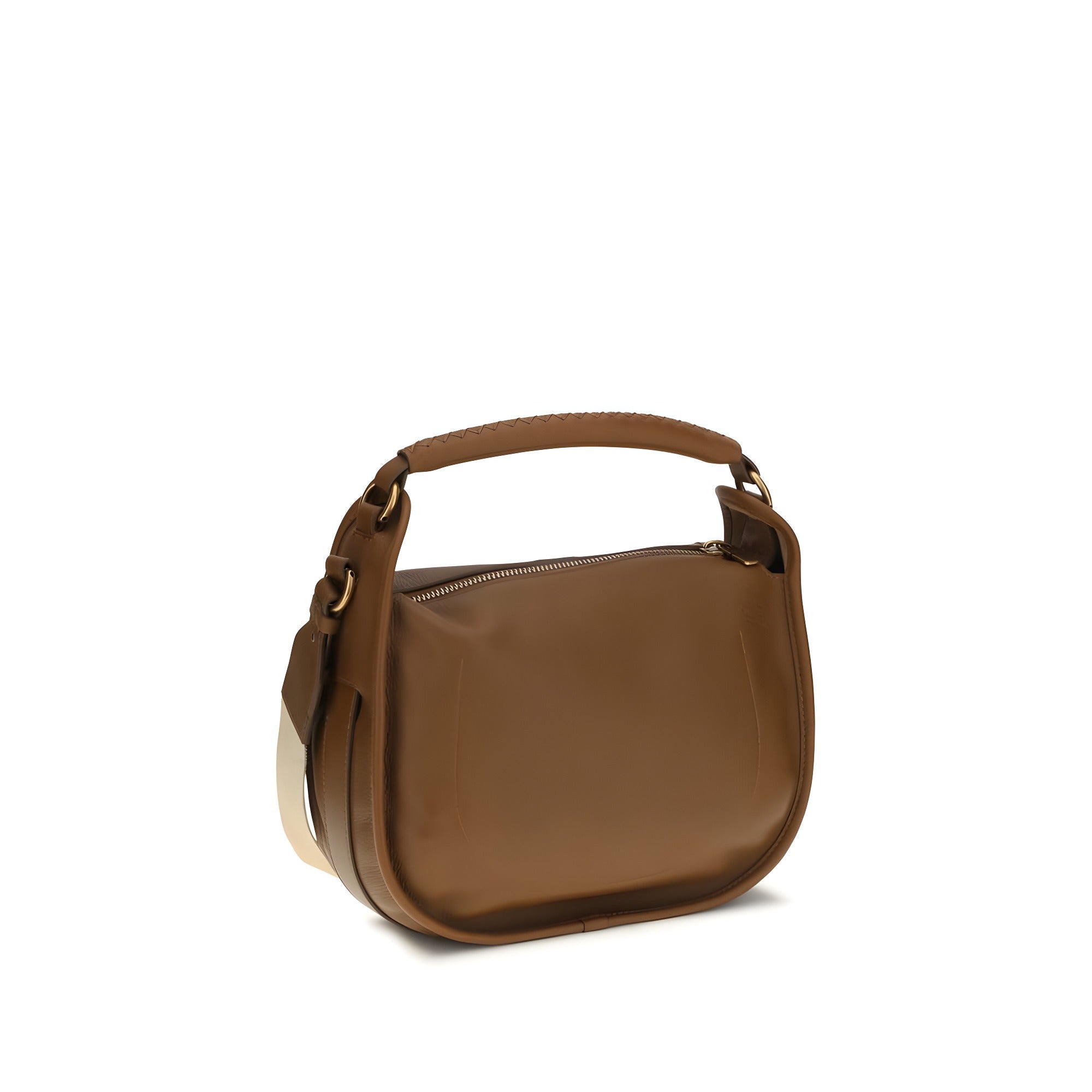 Burberry Brown Calf Leather Shoulder Bag