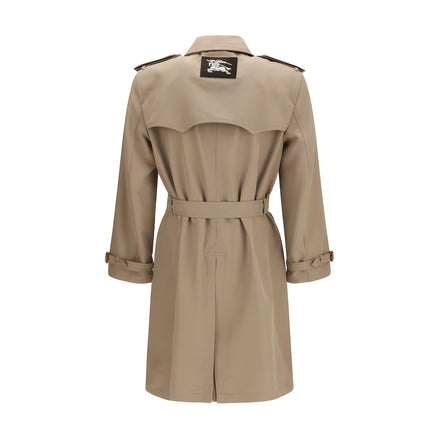 Burberry Brown Silk Trench Coat