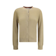 Burberry Brown Wool Cardigan