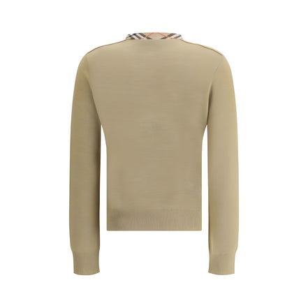 Burberry Brown Wool Cardigan