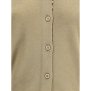 Burberry Brown Wool Cardigan