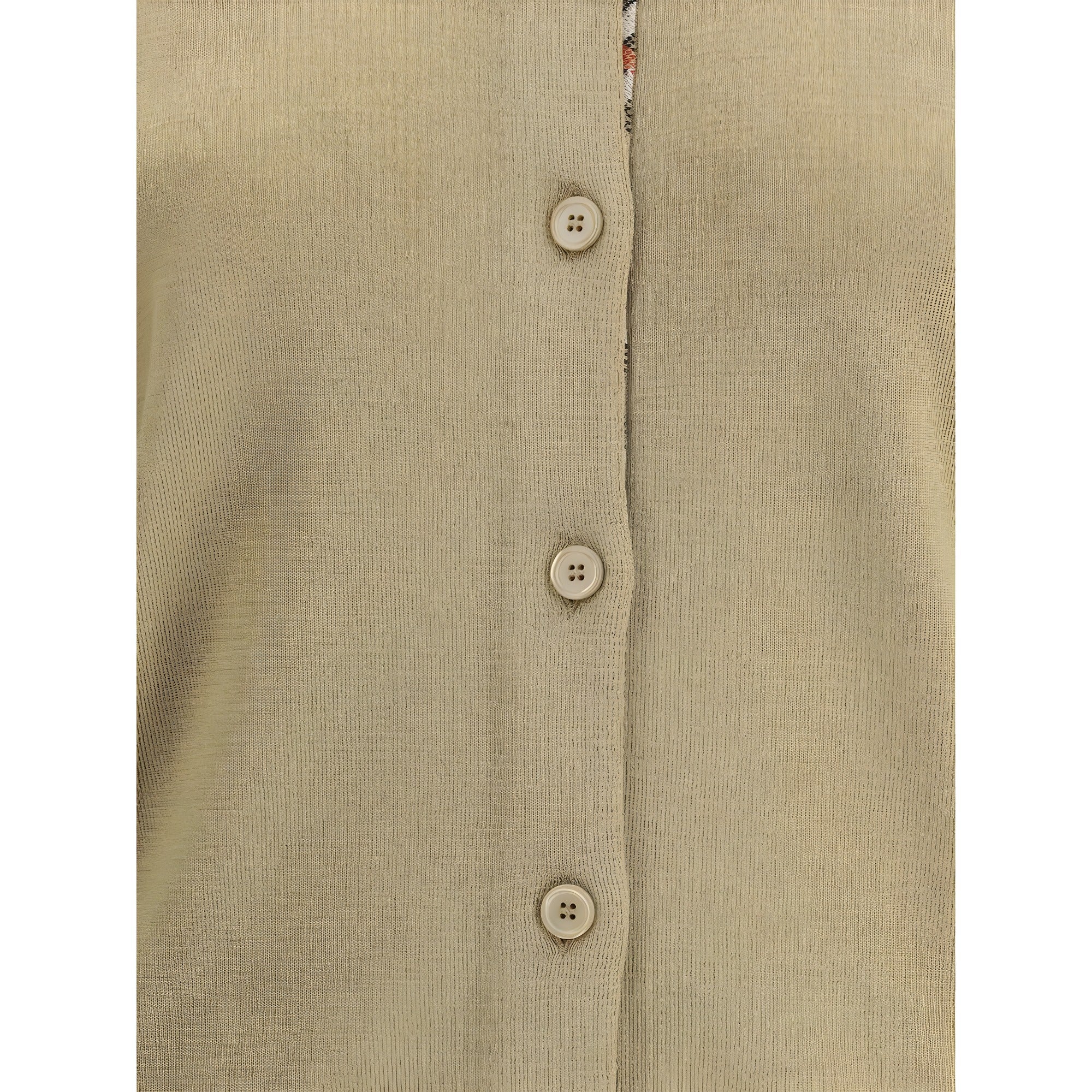 Burberry Brown Wool Cardigan