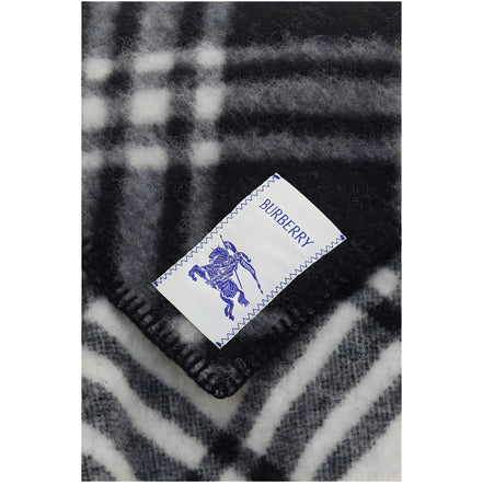 Burberry Gray Wool Scarf