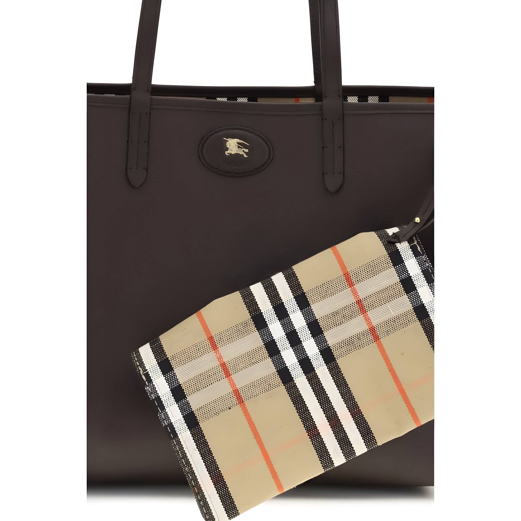 Burberry Multicolor Calf Leather Shoulder Bag